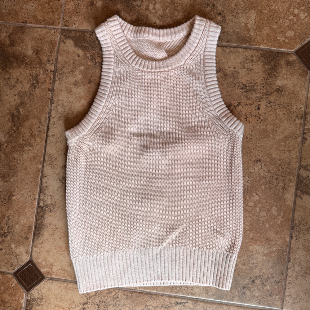 🆕J. Crew Cream Knit Tank Top